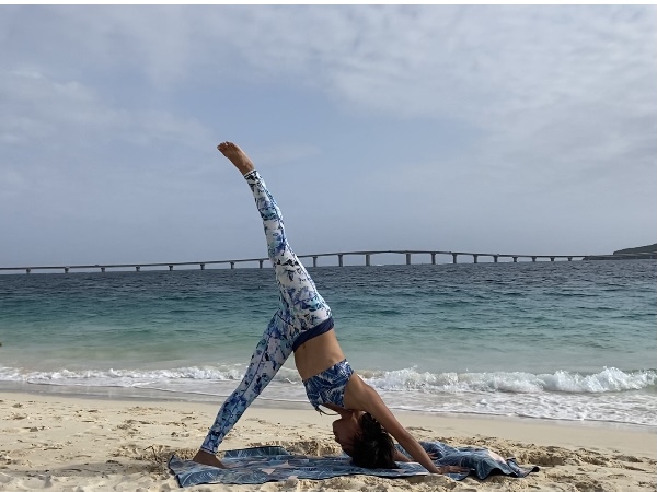 オンラインbeach yoga 　　IN宮古島の写真2