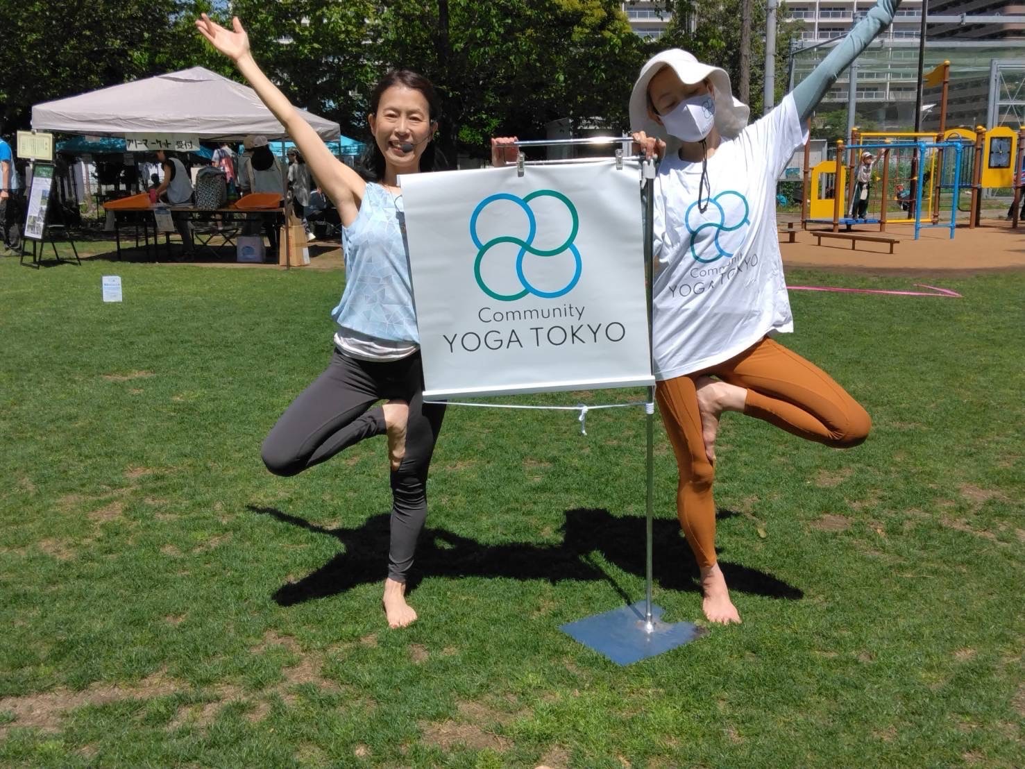 2024 www Community Yoga Tokyo 防災ランタンヨガの写真4