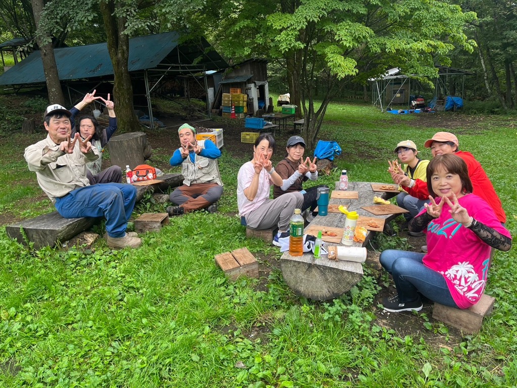 菅平高原で青空ヨガとSDG’ｓ森の恵みのピザ作り＆クラフト体験の写真4