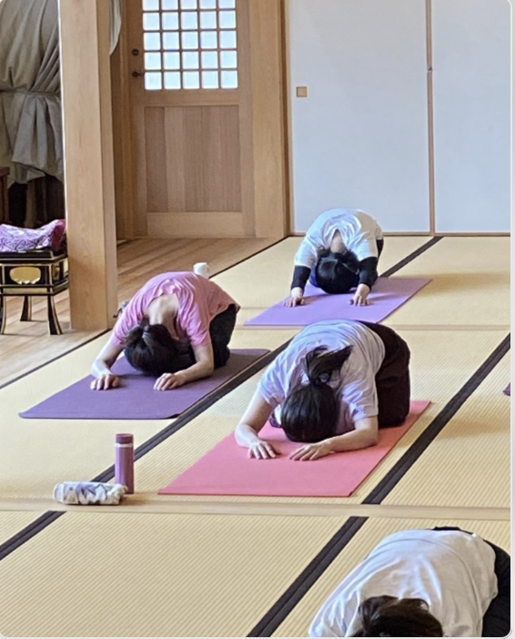やさしすぎる寺ヨガの写真2