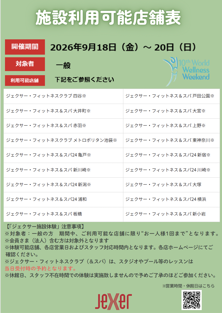 ジェクサー・フィットネスクラブ 施設無料体験の写真3