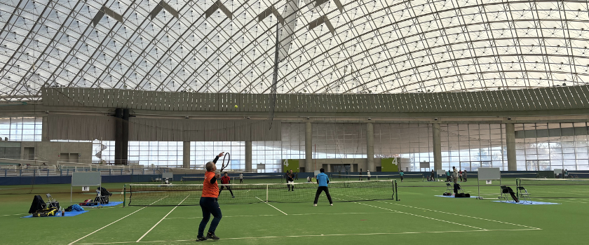 きららカップダブルステニス交流大会 | 山口きらら博記念公園　やまぐち富士商ドーム
